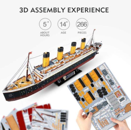 Batafsil dizayn Paper Jigsaw DIY Stadium 3D Puzzle Modeli
